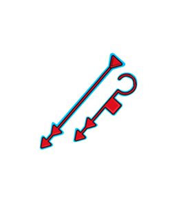 Estacas 19cm x 10 unid FW