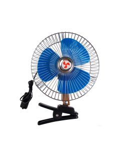 Ventilador Acero 6" Oscilante + Pinza