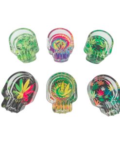 Cenicero Vidrio Calavera